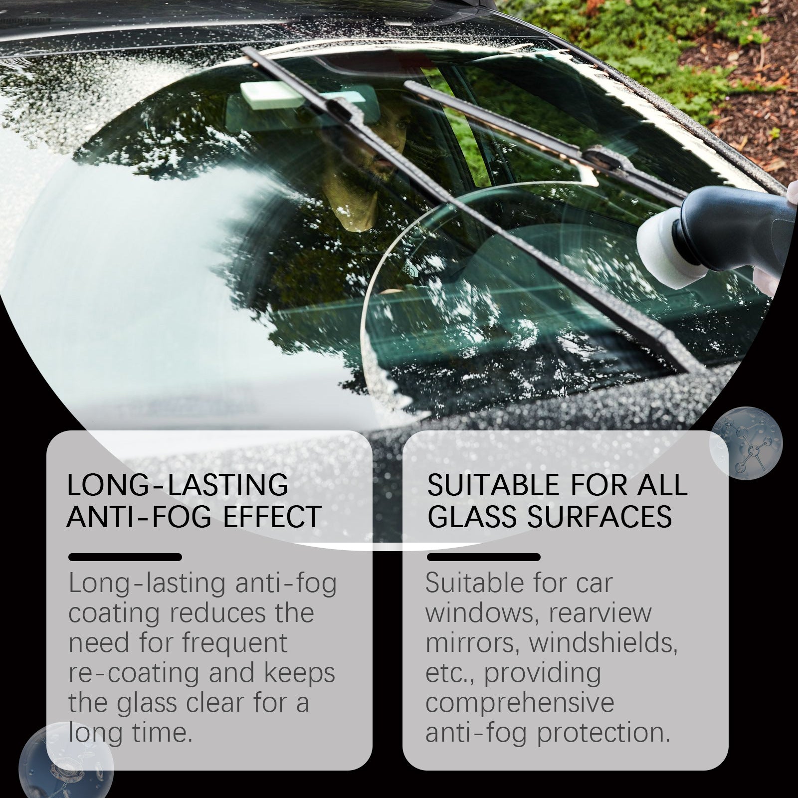 Car Windshield Window Decontamination Rainproof Cleaning Car Coating