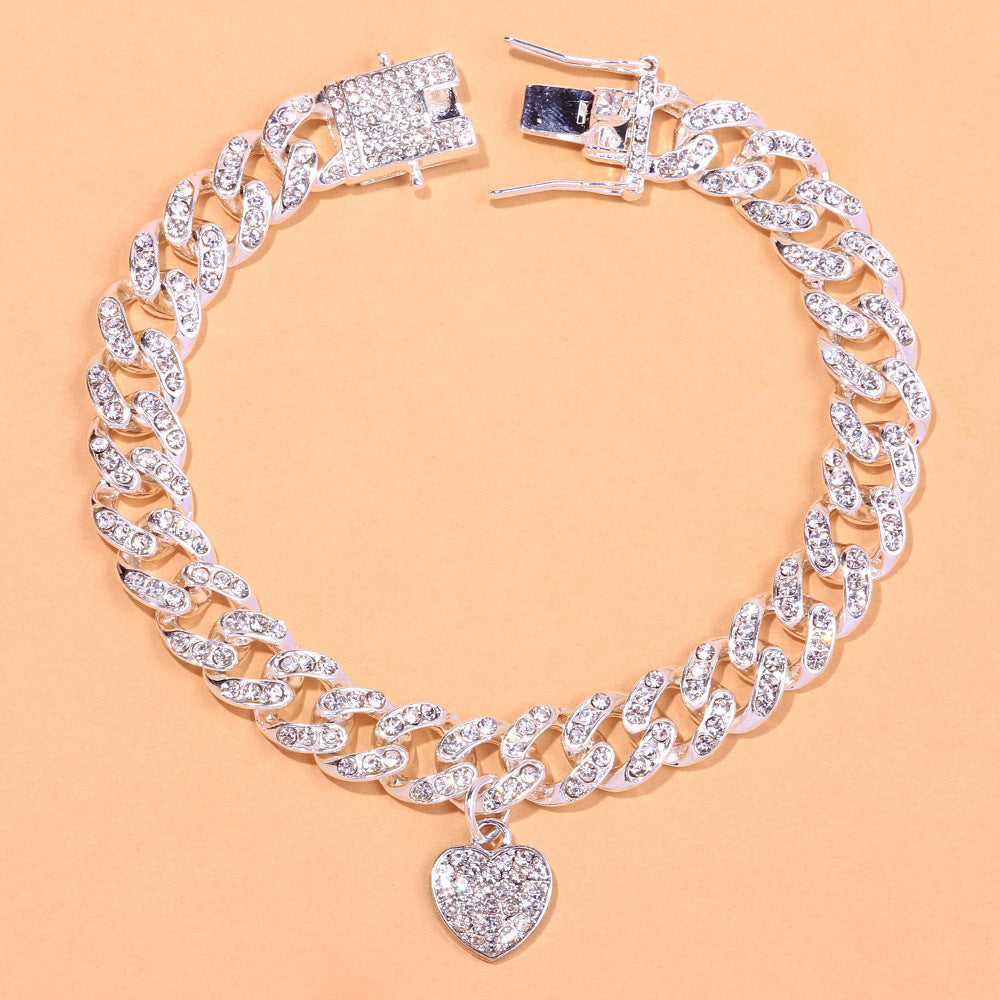 Cheville Cubaine en Cœur de Diamant Tendance Nouvelle Cheville