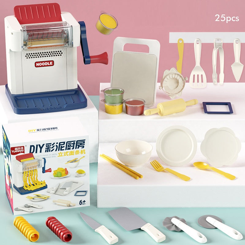DIY Plasticine Toy For Children's Play House Color Clay Bread Machine
