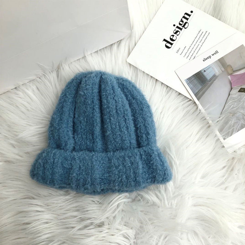 Macaron Color Women's Knitted Wool Warm Hat