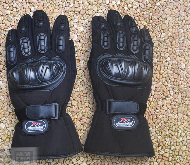 Straight-drive Motorcycle Gloves Winter Cold Protection Full Finger