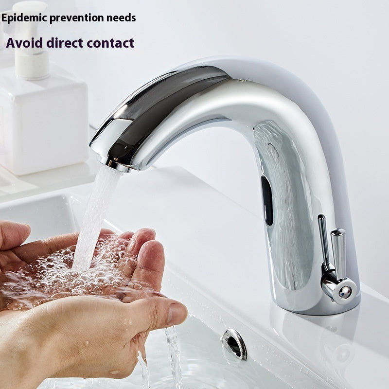 Household Temperature Control Sensor Faucet Hot And Cold Integrated Faucet