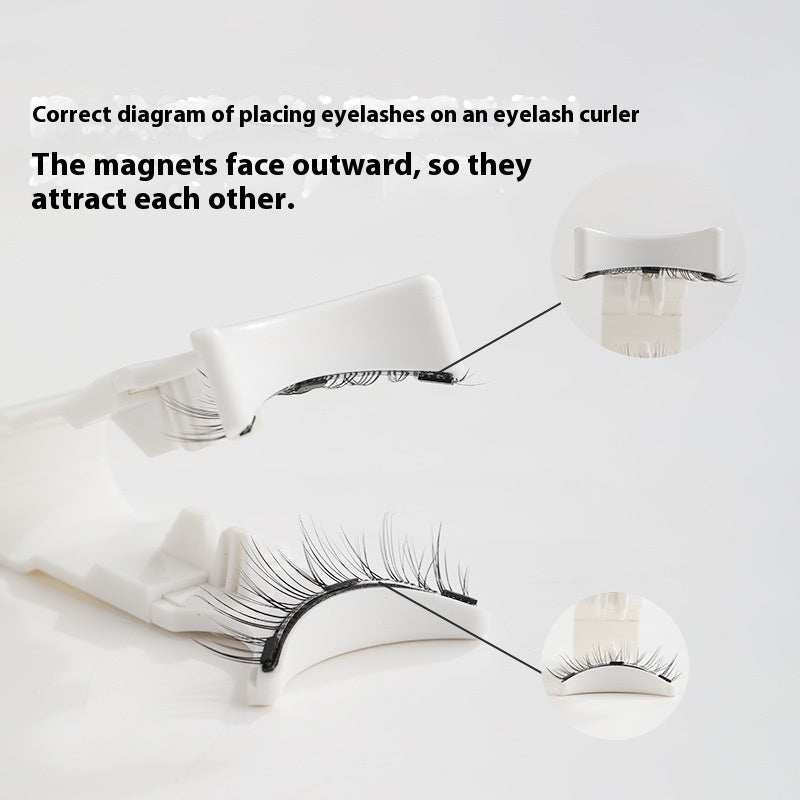 Magnetic False Eyelashes One-pair Package Natural