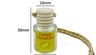 Auto Perfume Glass Bottle Car Aromatherapy Pendant Wood Aromatherapy