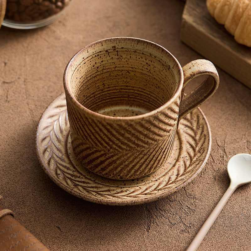 Retro Coffee Cup Ceramic Mid-Ancient Mug