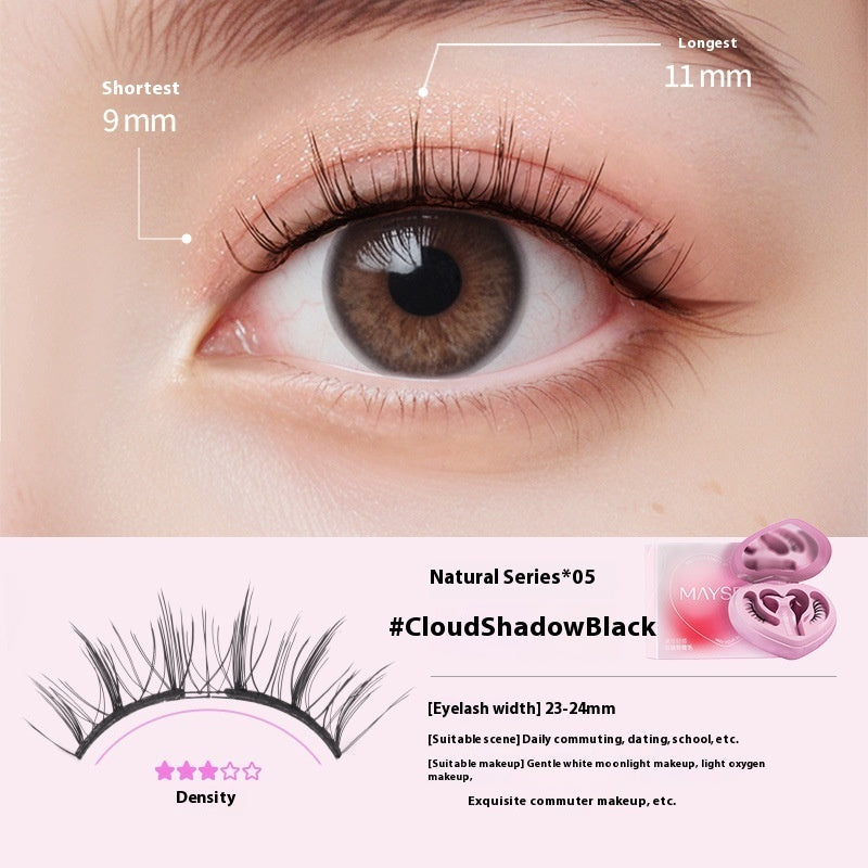 Meixi Soft Magnetic False Eyelashes Heart-shaped Integrated Soap Holder