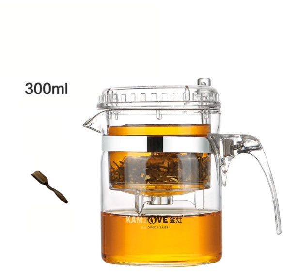 Heat Resistant Glass Filter Elegant Cup Teapot