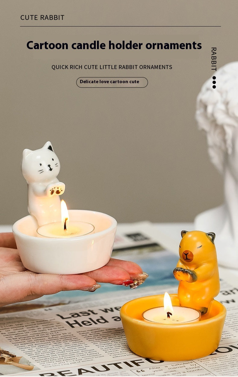 Porte-encens et bougies en céramique résistants aux hautes températures