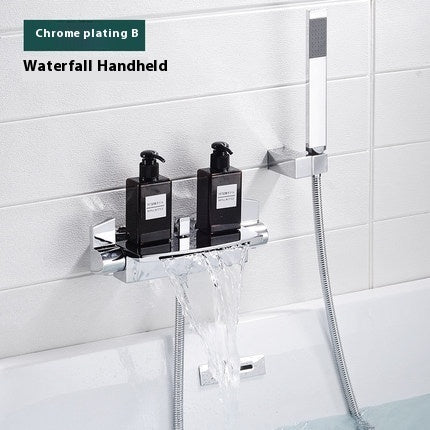 Waterfall Bathtub Faucet Shower Head Set