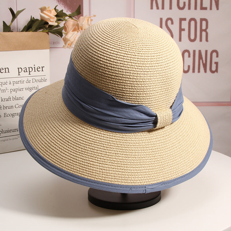 Leisure Travel Sun Color Block Fisherman Hat