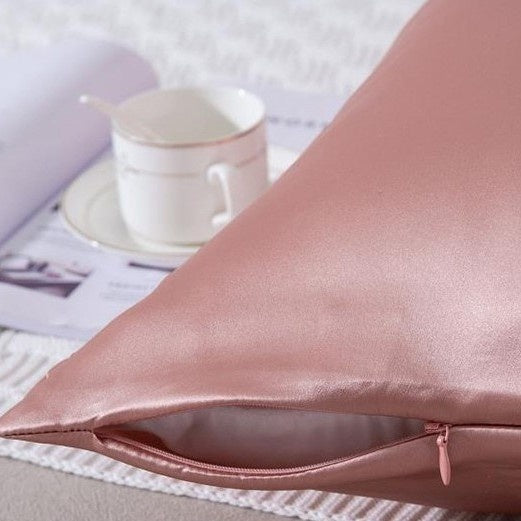 Heavy 19 M Double-sided Silk Solid Color Pillowcase