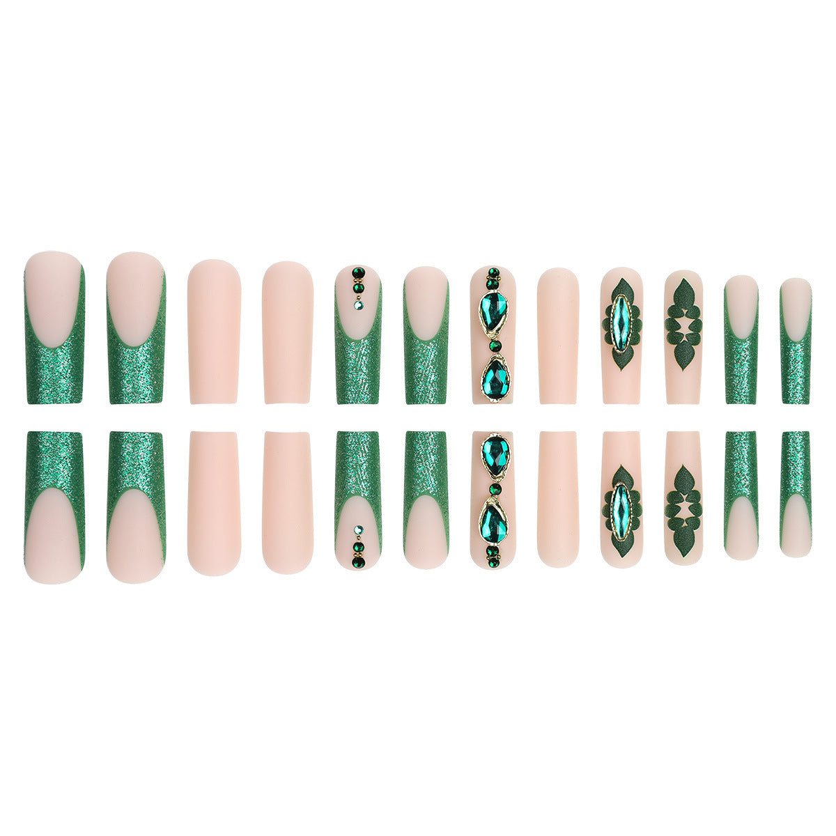 Gemstone Green French Wear Armor Popular Detachable