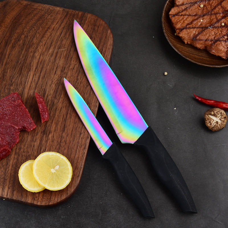 Color Blade Stainless Steel Gift Knife Set