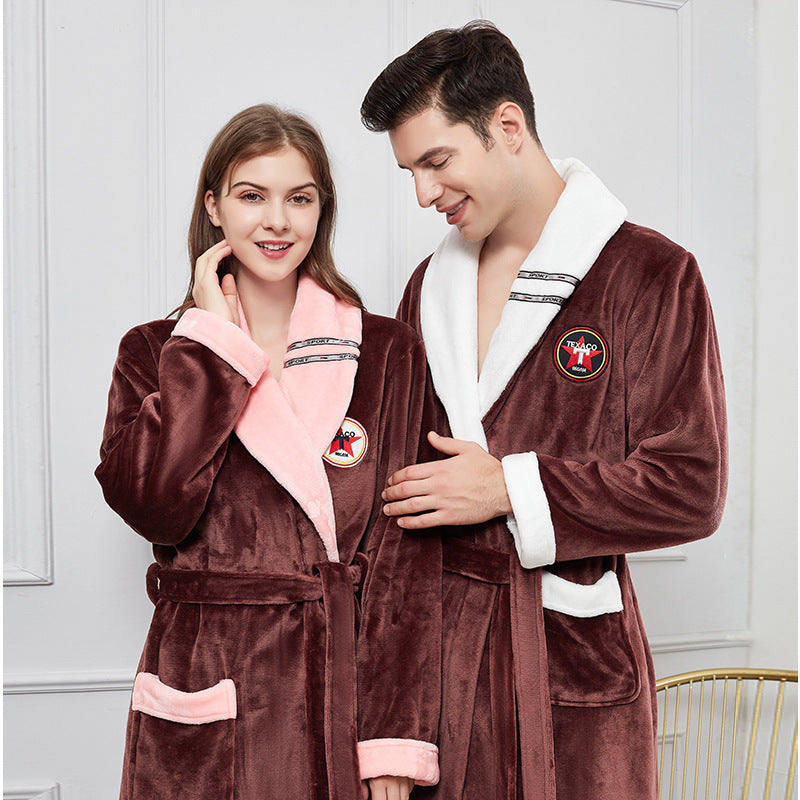 New Hot Sale Couple Flannel Pajamas And Home Wear