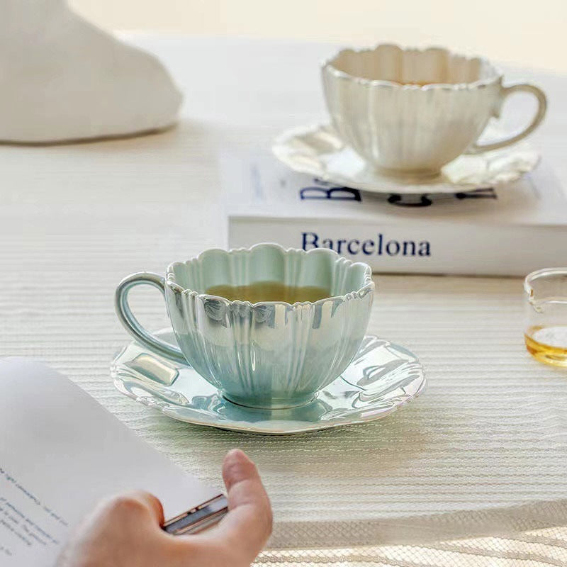 Delicate Afternoon Tea Ceramic Cup And Plate