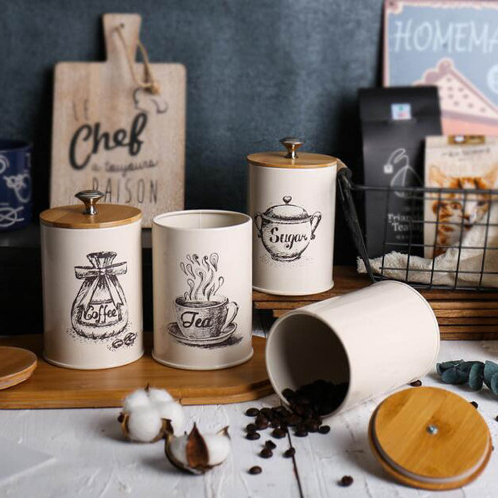 Thickened Galvanized Iron Storage Tank KL Kitchen Seasoning Jar
