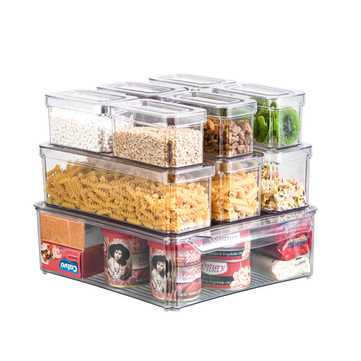 PET Refrigerator Box Snack Fruit And Vegetable Transparent Crisper
