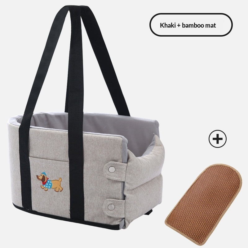 Car Dog Kennel Small Dog Car Center Console Pet Pad