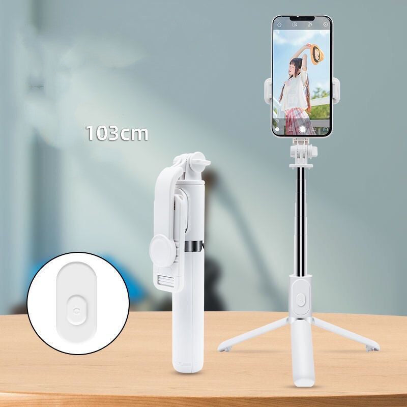 Compatible with Apple, Longer Bluetooth Selfie Stick Tripod Multi-function
