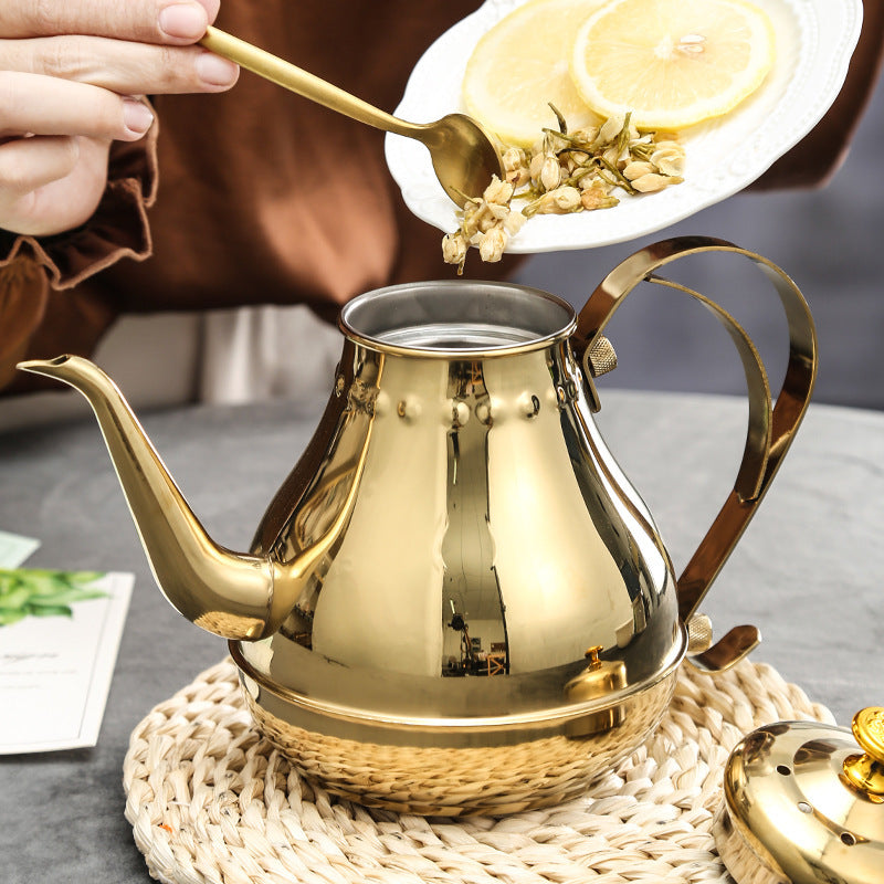 Large Capacity Stainless Steel Teapot For Restaurants