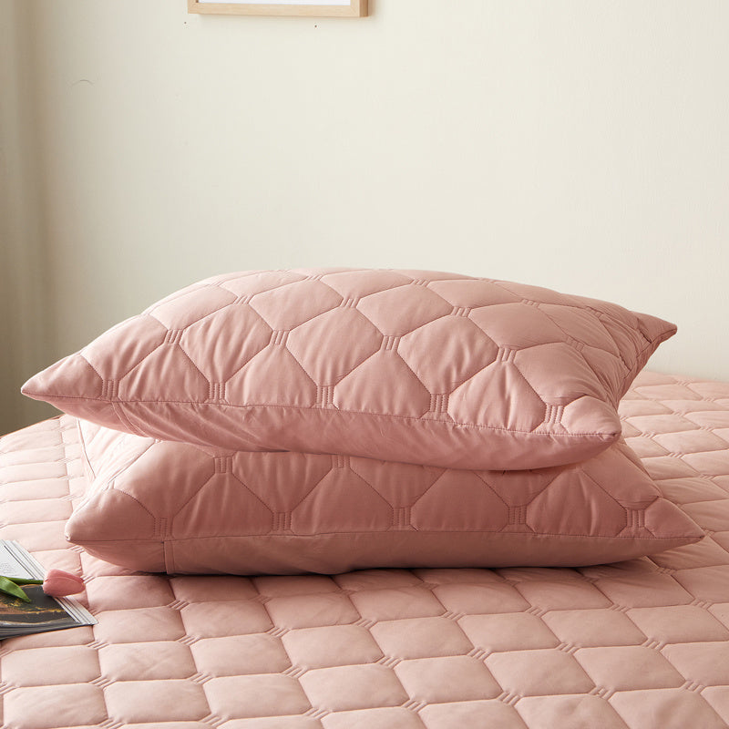 Pillow Protective Cover Pure Cotton Quilted Pillow Case Pillow Core