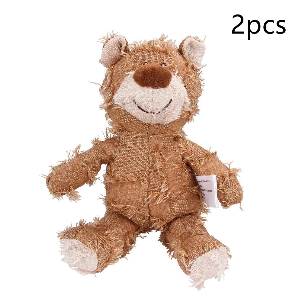 Molar Sound Plush Tooth Cleaning Dog Toy