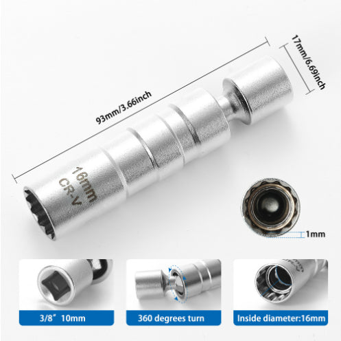 Removable And Installable Extension Wrench For Auto Repair