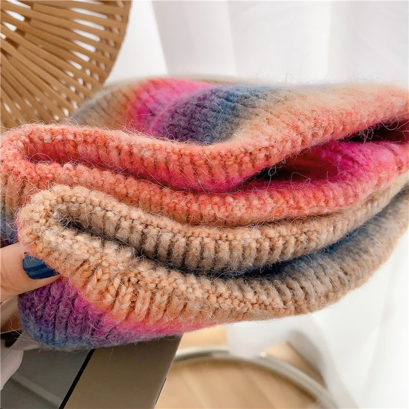 Women's  Knitted Hat With Good Hand Feel In Winter