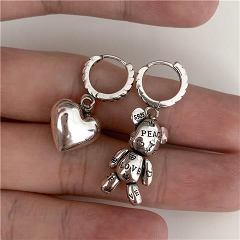 Letter Bear Bracelet Women Retro Fashion