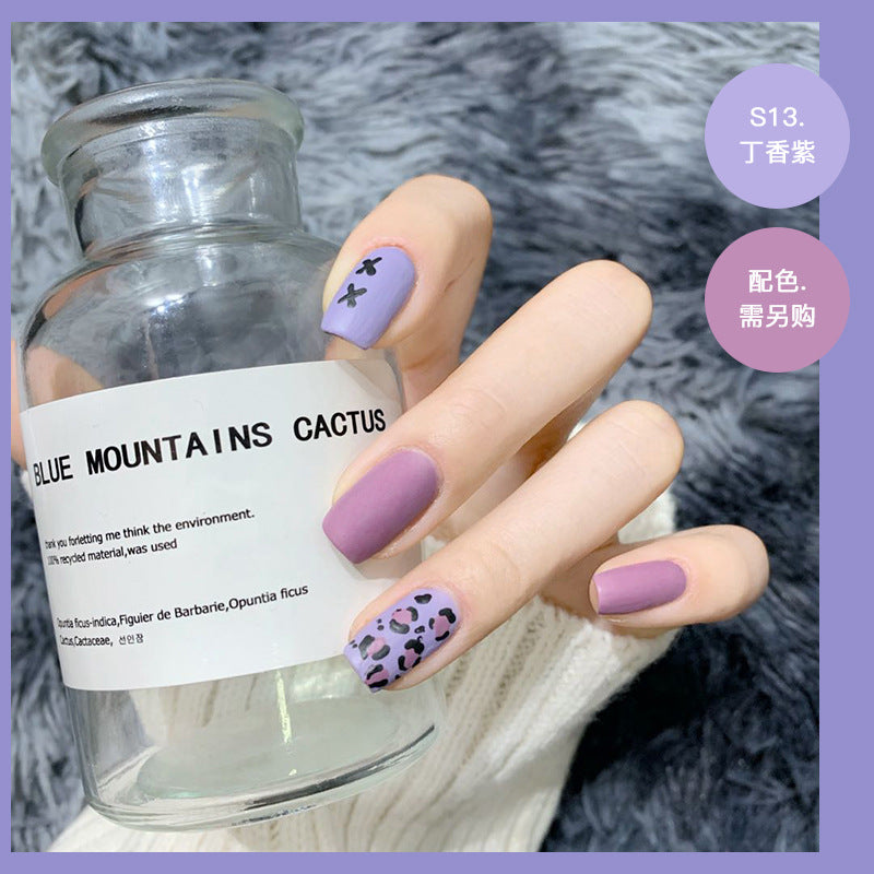 Water-based Matte Nail Polish Autumn And Winter Color Matte Matte Texture