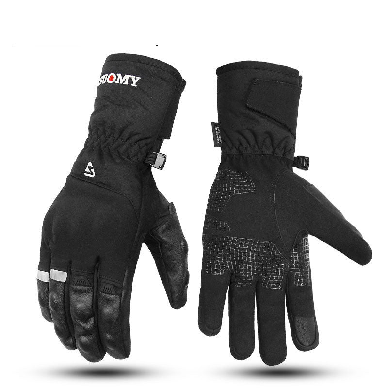 Gloves Waterproof And Warm Four Seasons Cycling Motorcycle Rider Anti-fall