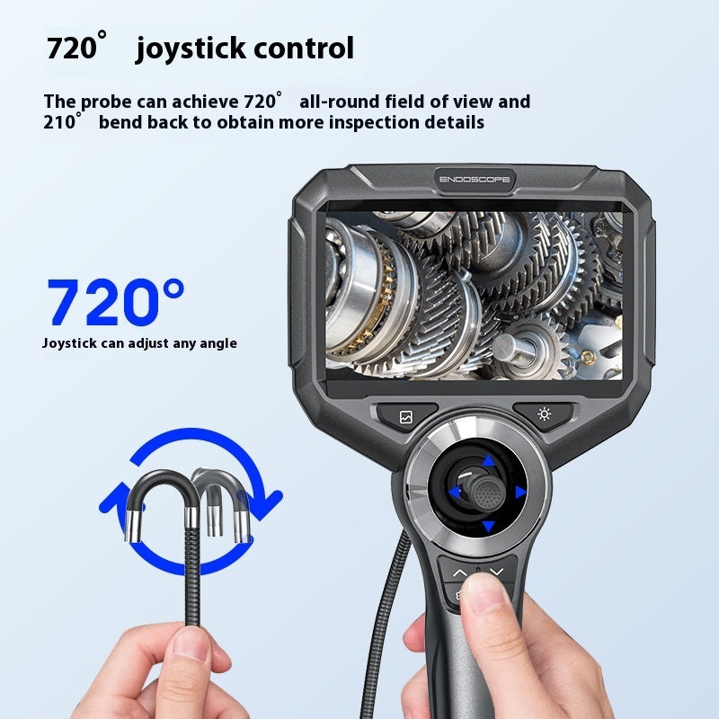Auto Repair Endoscope 200W Pixel Handheld Industrial Pipe Endoscope