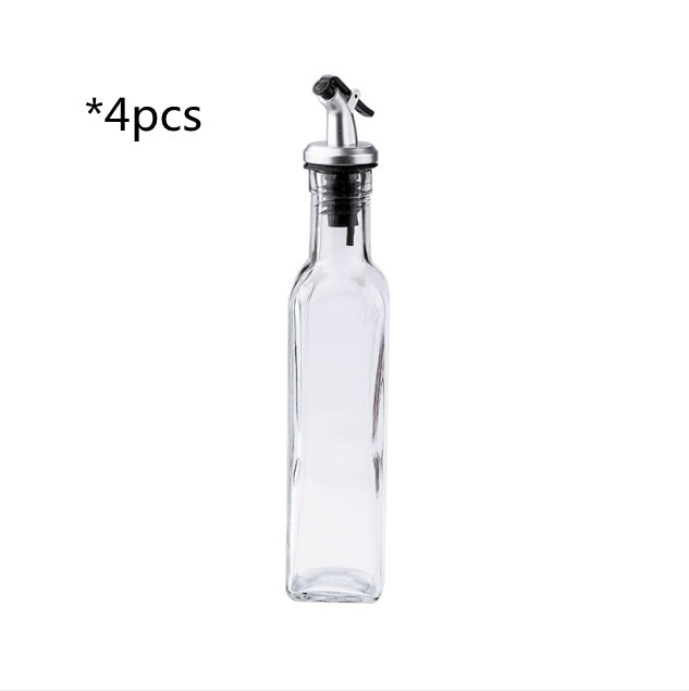 Glass Oil Bottle Leak-proof Household Kitchen Soy Sauce Bottle