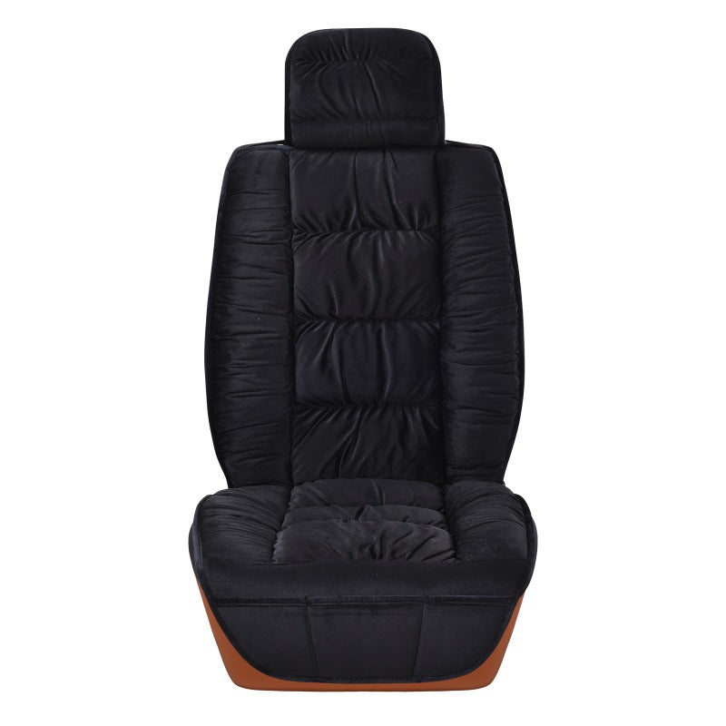 Winter Short Plush Car Seat Cushion All-inclusive