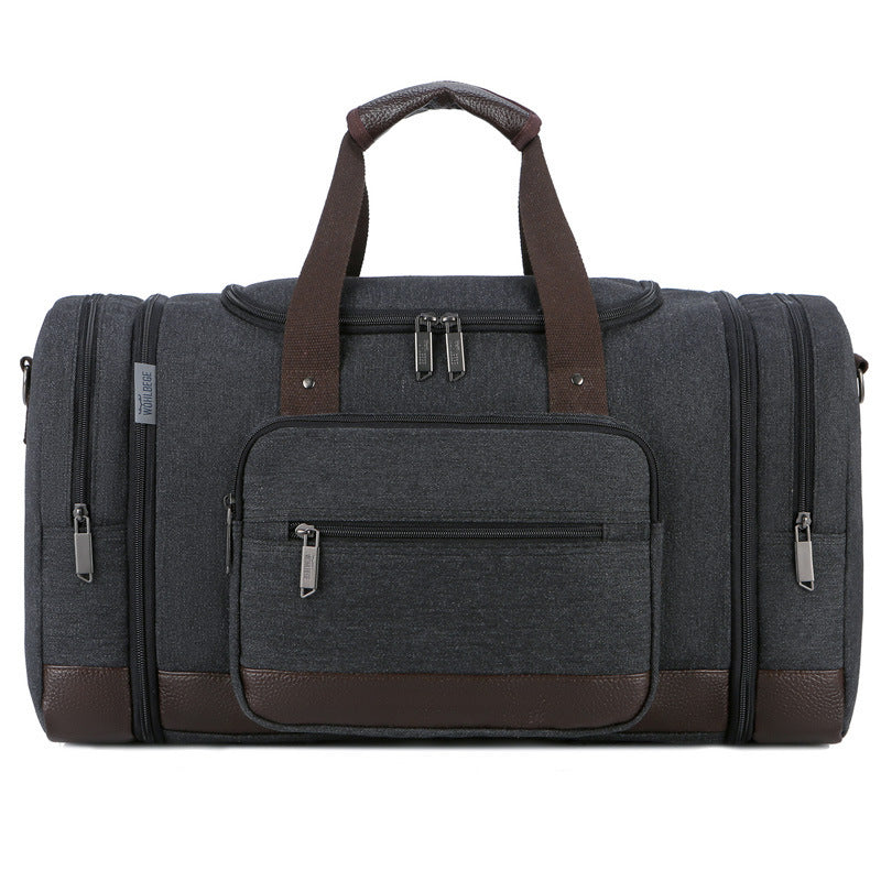 Sac de voyage grande capacité en toile Sac de cabine pour hommes Sac de sport coréen Sac de gym
