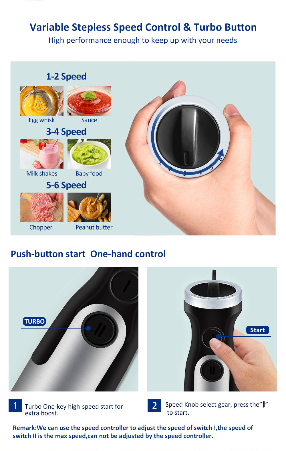 Mixeur plongeant pour cuisine
