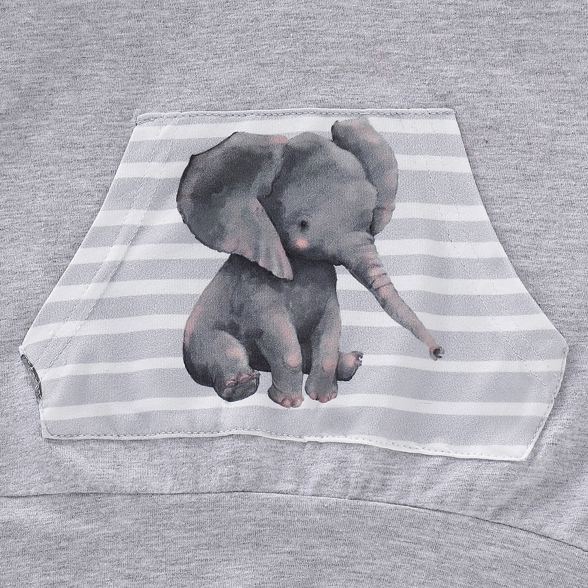 Modèle explosif de vêtements pour enfants, bébé éléphant avec capuche, costume en stock