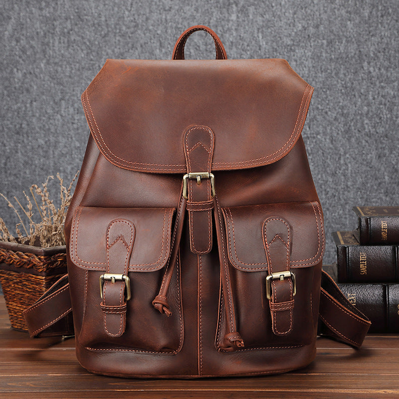Sac de voyage en cuir grande capacité pour homme