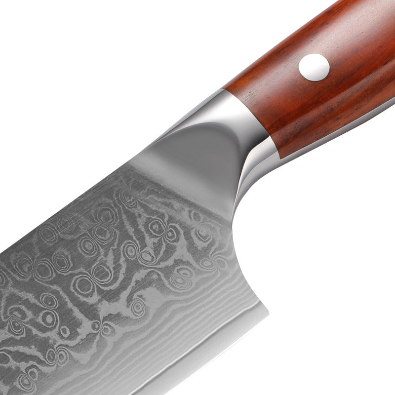 Ebony Handle Damascus Steel Knife 8-inch Chef Knife