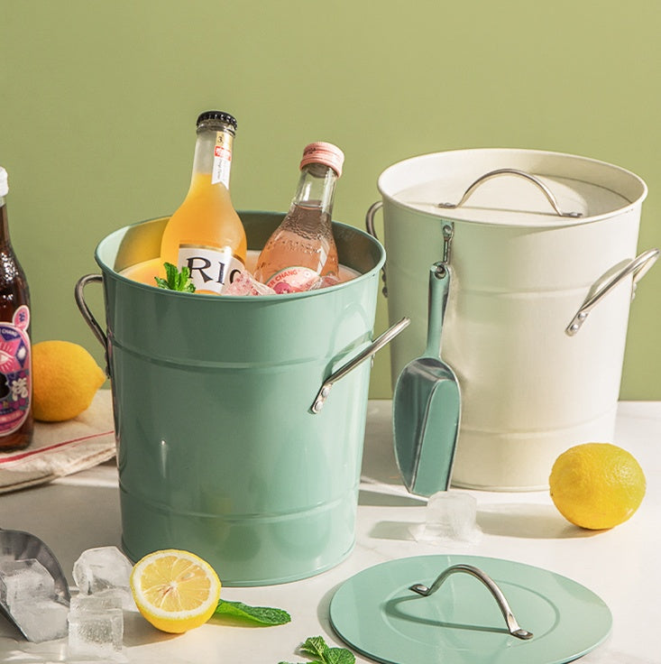 Beer Champagne Red Wine Small Ice Cube Bucket  With Lid