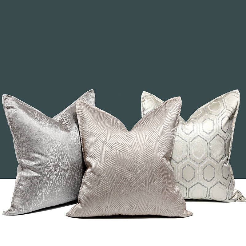 Simple Modern Grey Sofa Cushion