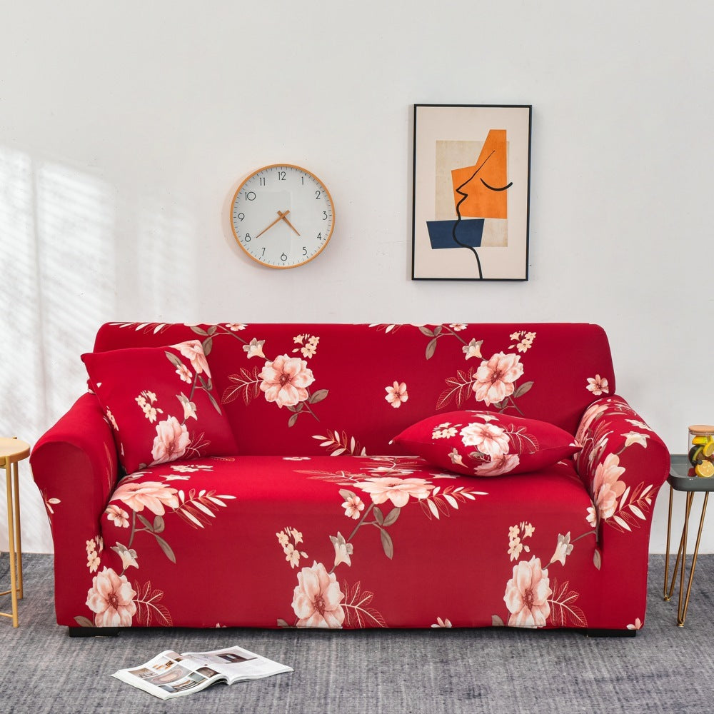 Stretch Sofa Cover All-inclusive Non-slip Three-seat Sofa Cushion Cover Cloth Sofa Towel Full Covered Household Dust Cover