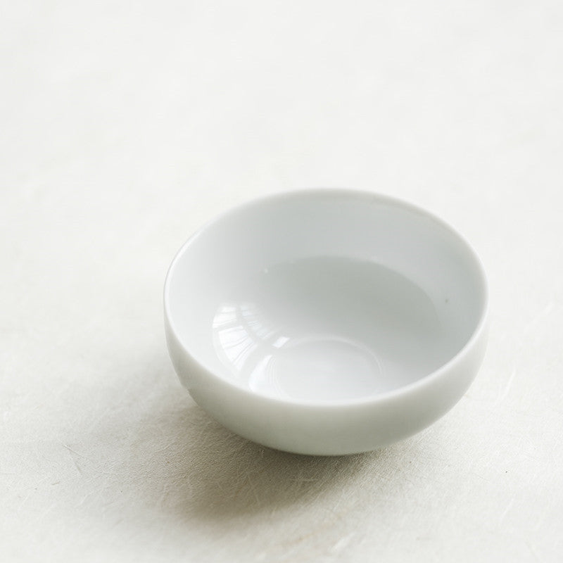 Japanese Simple Translucent Ceramic Tea Cup