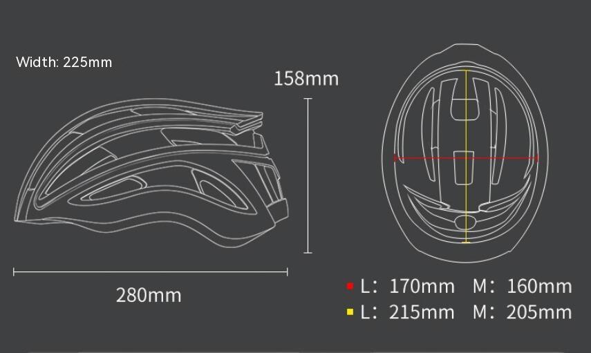 Unisex Bicycle Helmet With Taillight