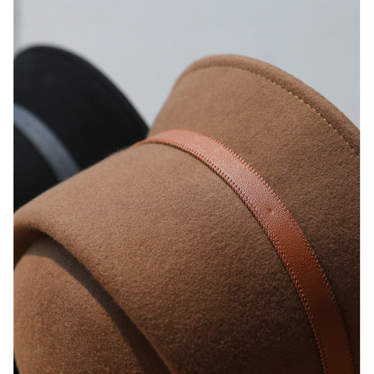 Men's And Women's Fashion Belt Metal Buckle Hat