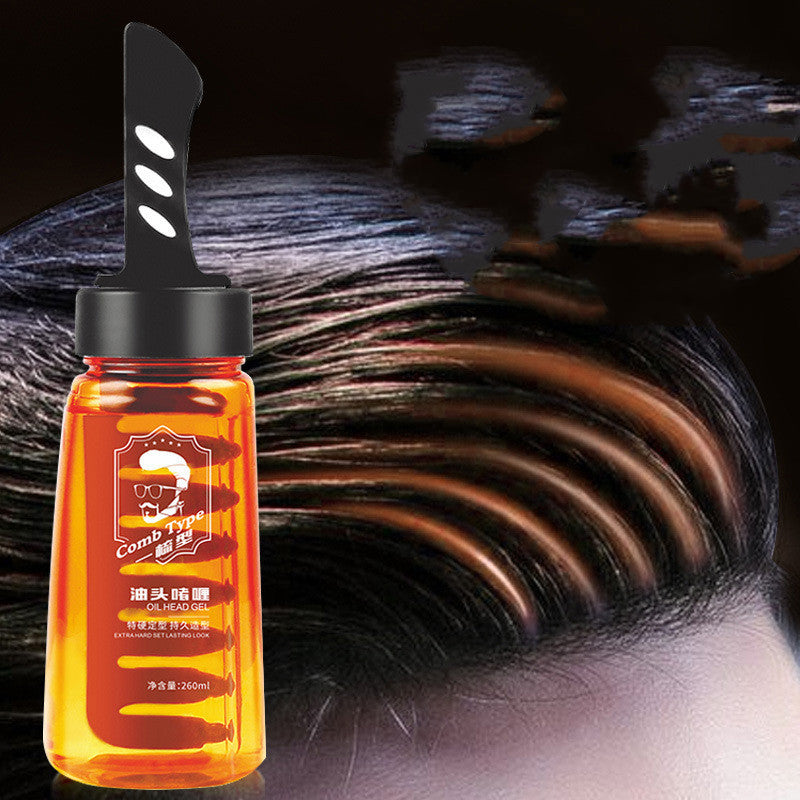 Huile capillaire Baume coiffant Gel coiffant Rafraîchissant Peigne