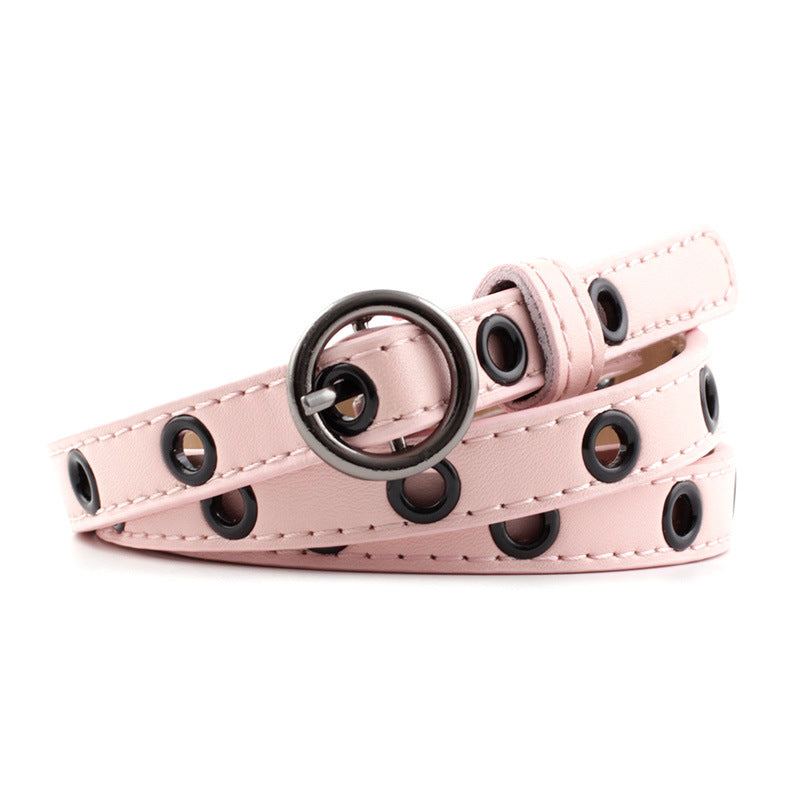 Fashion Ladies Without Needle Hollow Belt