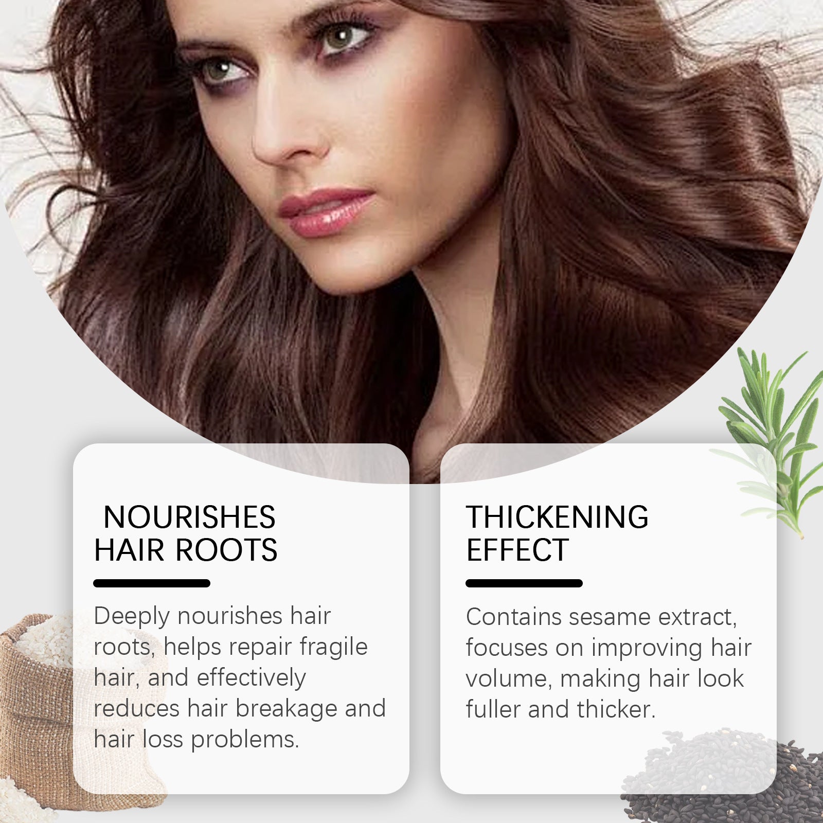Masque Nourrissant Réparateur Cheveux au Sésame Noir