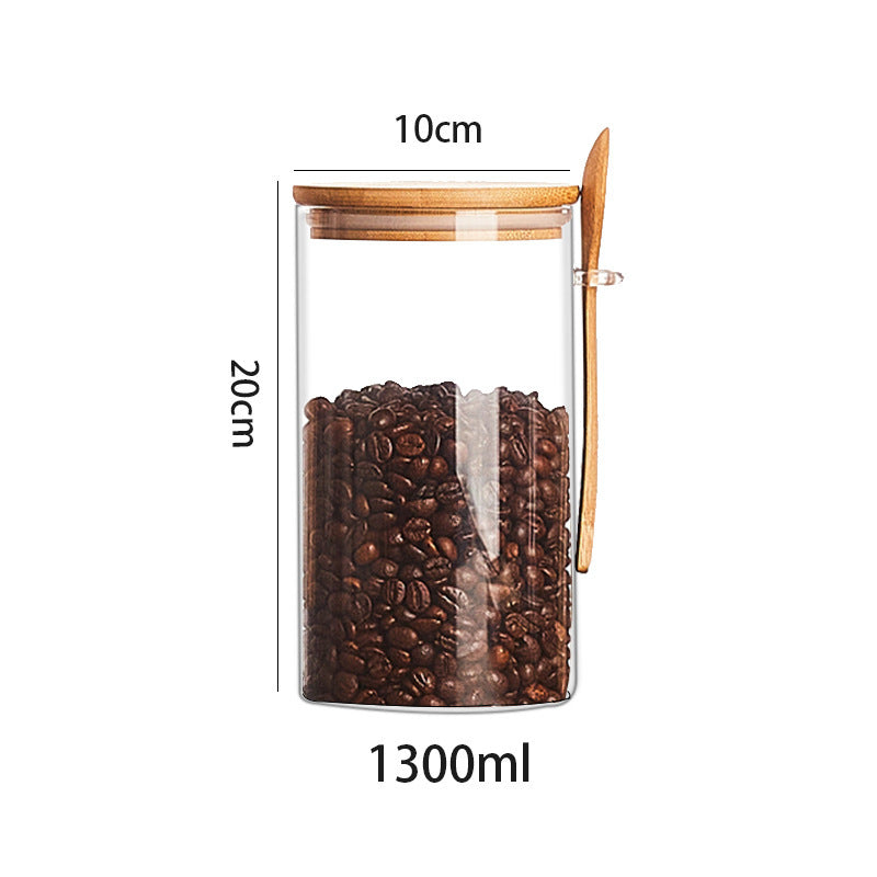 Lot de bocaux de conservation alimentaires en verre avec couvercle en bois
