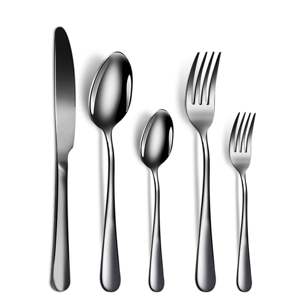 Stainless Steel Tableware Suit 5-piece Set